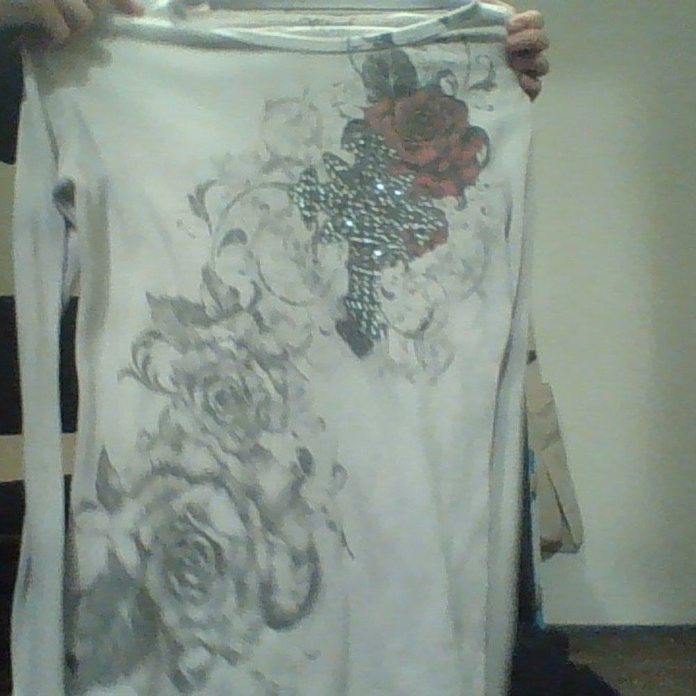 white y2k ritual shirt s large